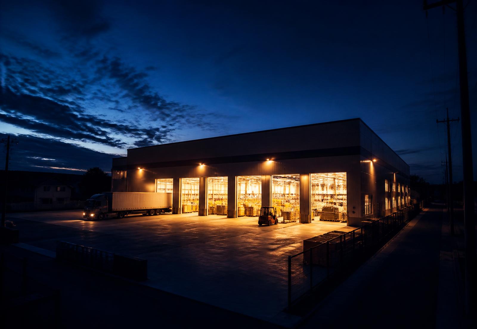 Commercial facility protected during a power outage